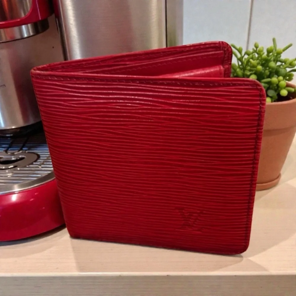 Louis Vuitton Leather Epi Wallet